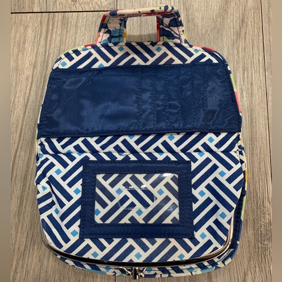 Vera Bradley Wallet, Blue/Pink/Red/Green Floral Pattern - Picture 5 of 8